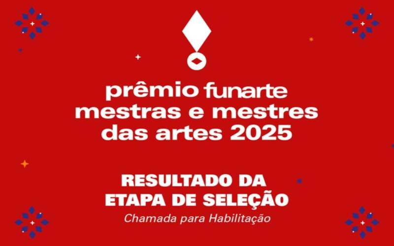 Funarte publica resultado de seleção do Prêmio Mestras e Mestres das Artes 2025, após 