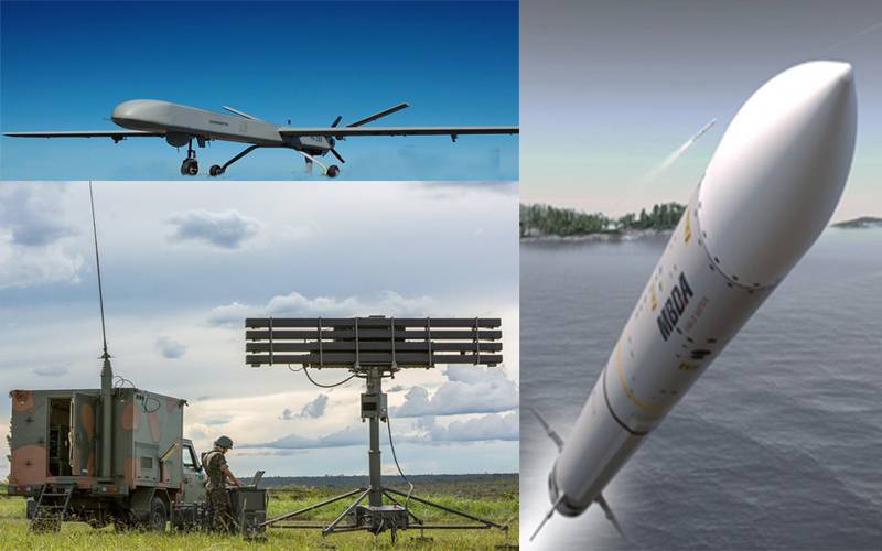  (foto 3  radar, drone, míssil)