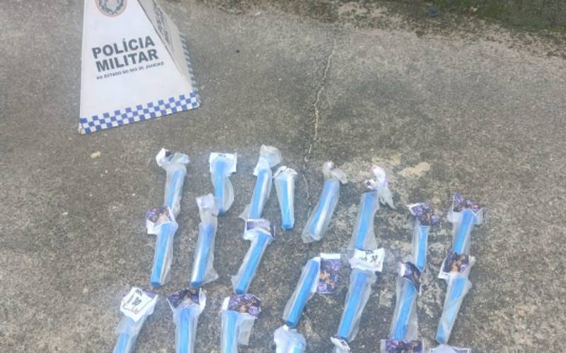 Homem preso por tráfico na Estrada da Saudade