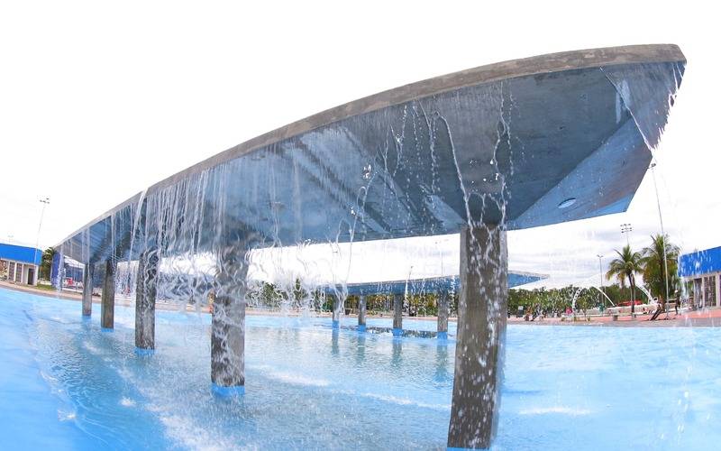 Para amenizar o calor, cascata é destaque entre as atrações do Parque RJ Nosso Sonho, 