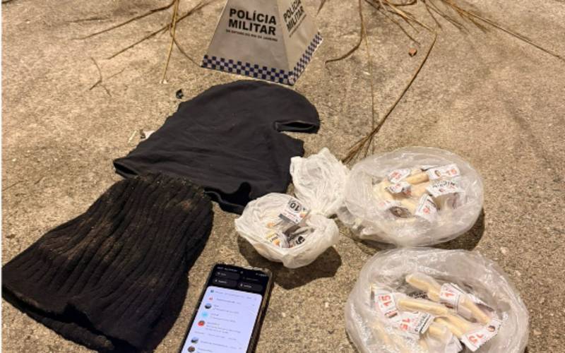 PM prende homem por tráfico na Comunidade do Alemão