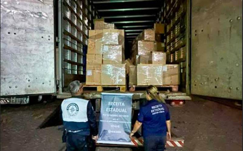 Fiscalização na barreira fiscal de Nhangapi apreende mais de meia tonelada de maconha 