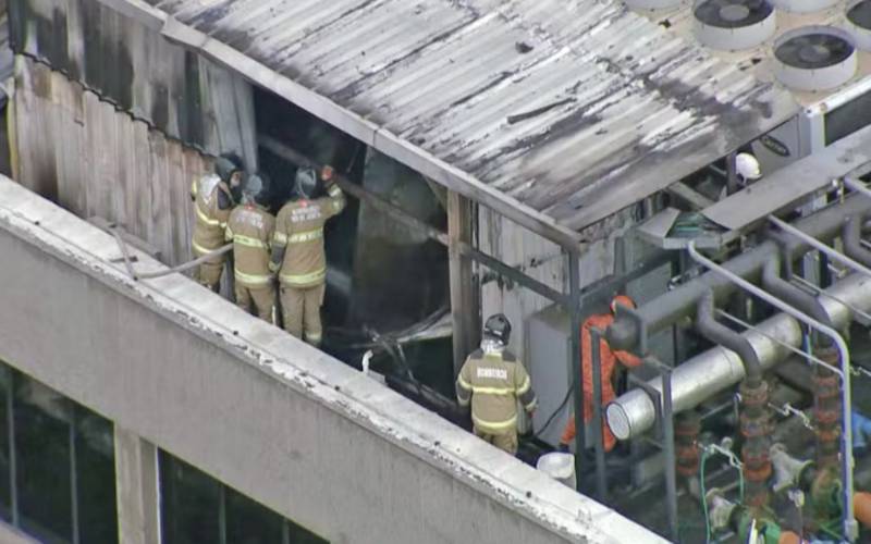 Incêndio é registrado na sede do MPRJ