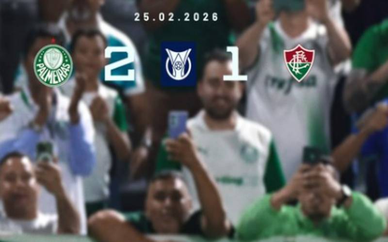 Palmeiras derrota Fluminense e mantém liderança do Brasileiro