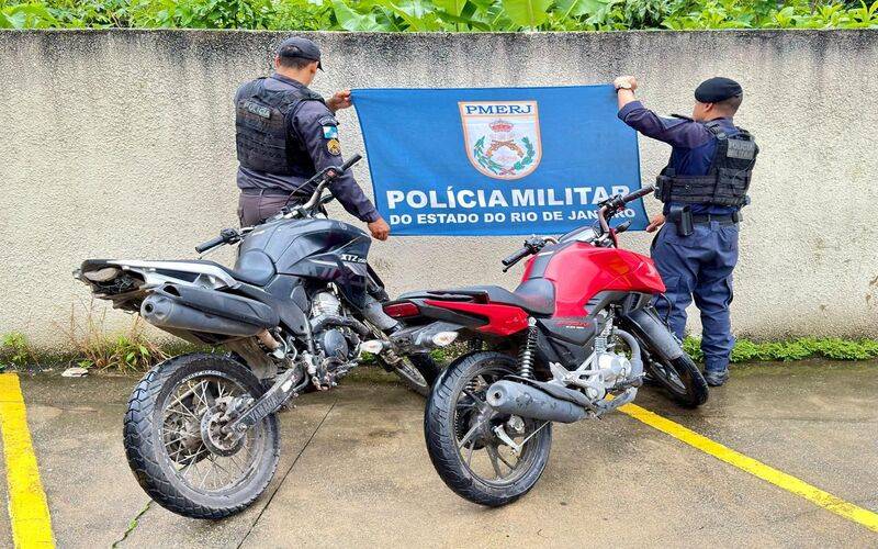 PM recupera duas motocicletas furtadas