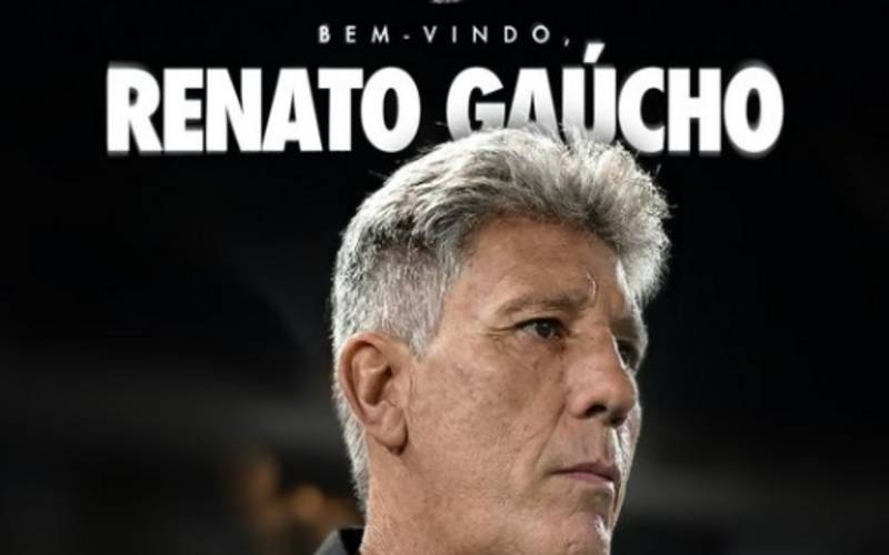 Vasco anuncia acerto com o técnico Renato Gaúcho