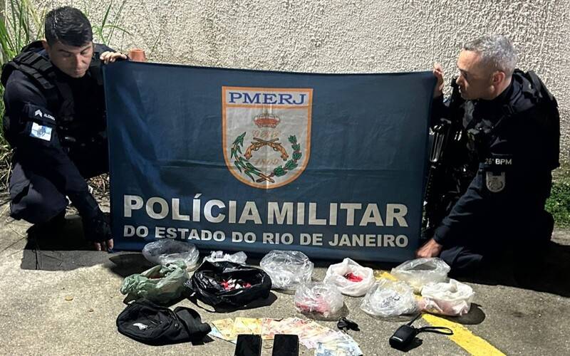 PM prende dois homens por tráfico no Valparaíso