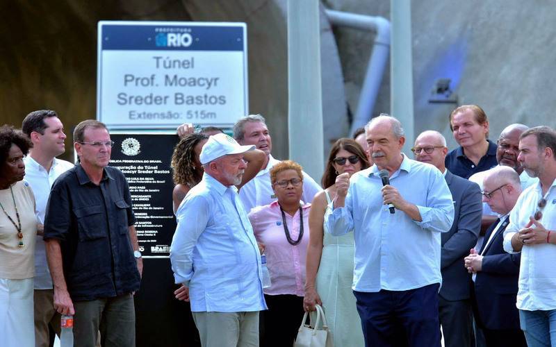 Governo entrega túnel no RJ, em obra viária que recebeu R$ 702,8 mi do BNDES