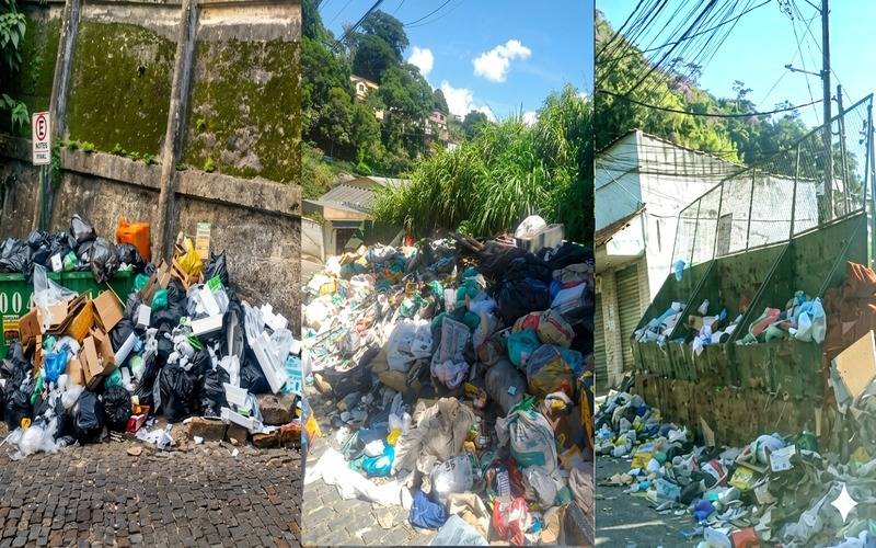 Moradores denunciam falhas na coleta de lixo no Bairro da Glória e Caxambu