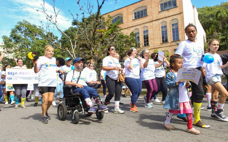 Caminha Down acontece neste domingo com programação especial no Palácio de Cristal