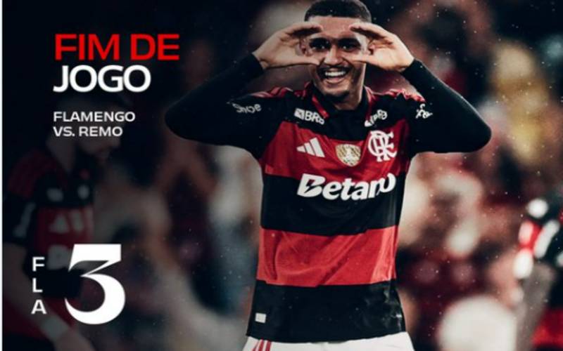 Flamengo derrota Remo por 3 a 0 e entra no G4 do Brasileiro