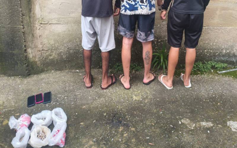 PM prende três em imóvel utilizado como depósito de drogas no São Sebastião