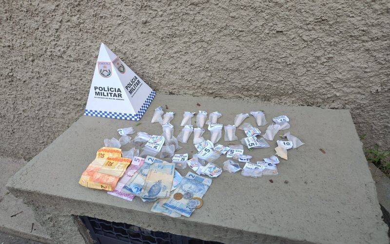 Corrêas: homem preso por tráfico