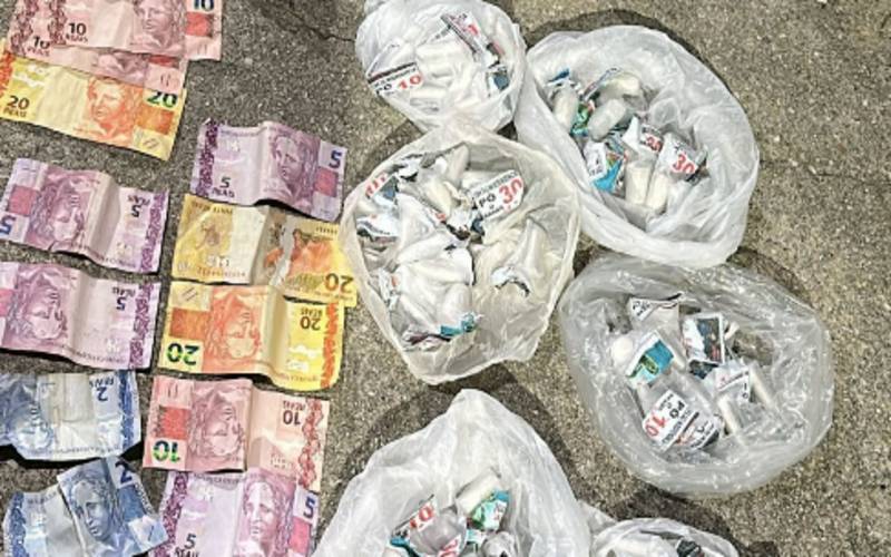 PM apreende drogas no Independência