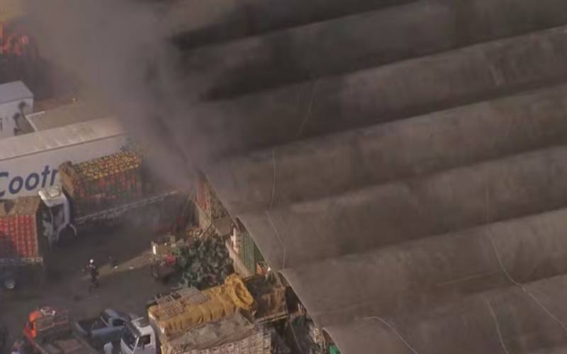 Rio: incêndio atinge a Ceasa