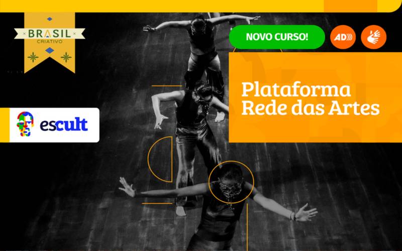 Escult abre inscrições para o curso Plataforma Rede das Artes, voltado à qualificação 