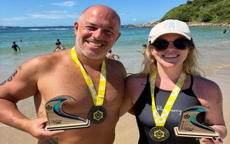 Atletas de Petrópolis brilham em etapa do Hero Swim na Região dos Lagos