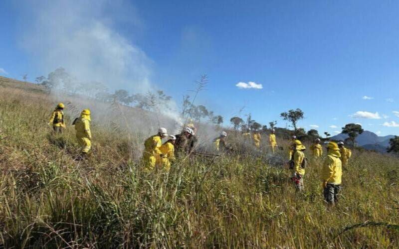 Bombeiros foram acionados para 102 focos de incêndio em Petrópolis 