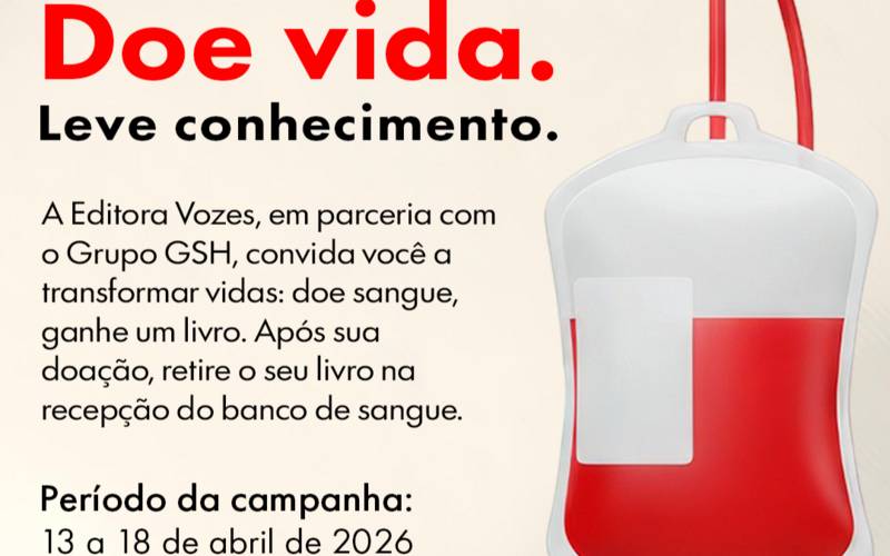  LEGENDA: Campanha acontece de 13 a 18 de abril nos Bancos de Sangue do Grupo GSH em P