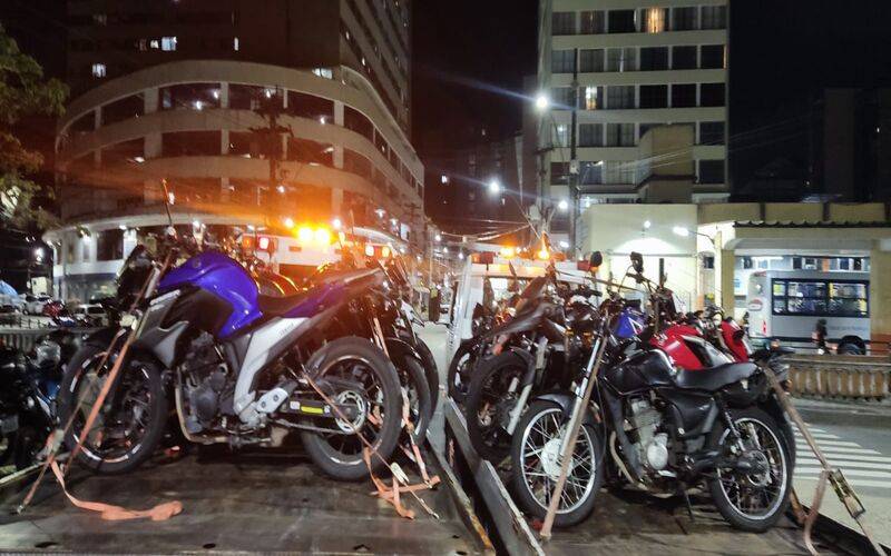 PM realiza Operação Grau Zero e apreende 18 motocicletas