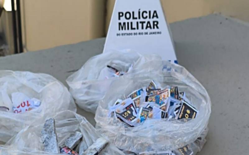 PM apreende menor por tráfico de drogas em Itaipava