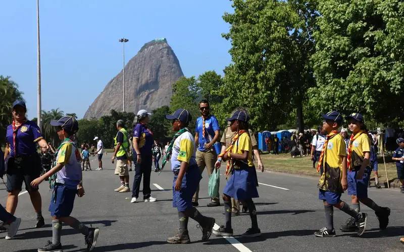 Movimento escoteiro reuniu mais de 4 mil pessoas em evento no Rio