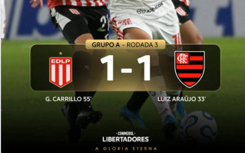 Libertadores: Flamengo segura empate com Estudiantes na Argentina