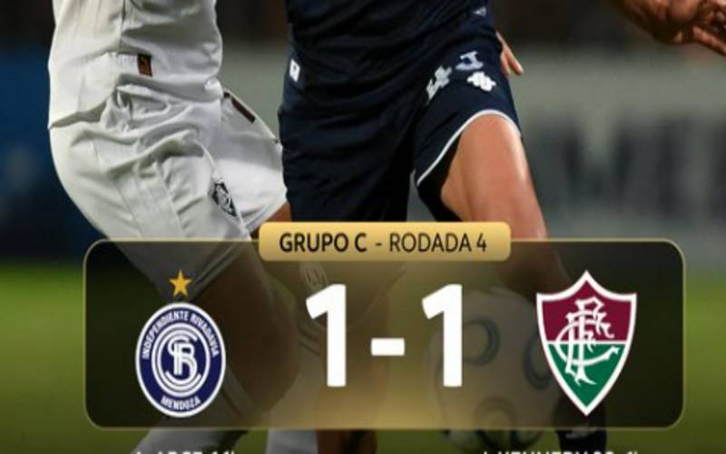 Fluminense arranca empate na Argentina e continua vivo na Libertadores