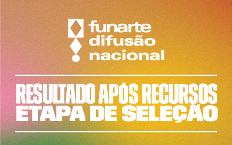 Funarte publica lista de seleção de circuitos do Programa de Difusão Nacional, após re