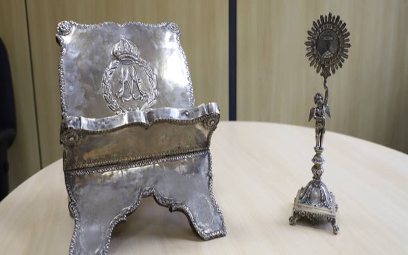 Peças sacras desaparecidas há cerca de 40 anos são restituídas à Igreja de Nossa Senho