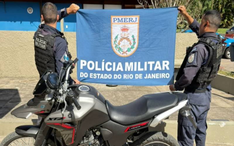 Ação integrada: homem preso e moto recuperada em Corrêas