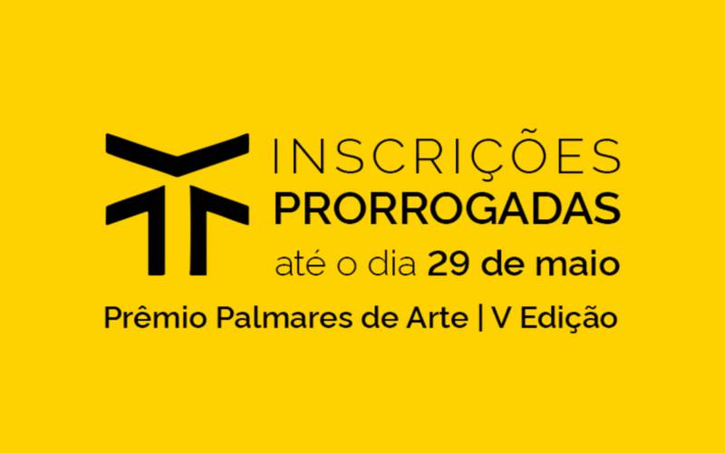 Fundação Cultural Palmares prorroga inscrições para a V Edição do Prêmio Palmares de A