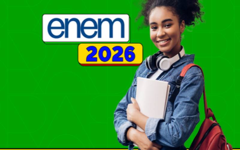 Enem 2026 abre inscrições dia 25 e estudantes da rede pública têm cadastro pré-preench