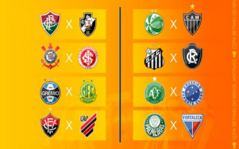 Definidos os duelos da oitavas da Copa do Brasil, com clássico no RJ