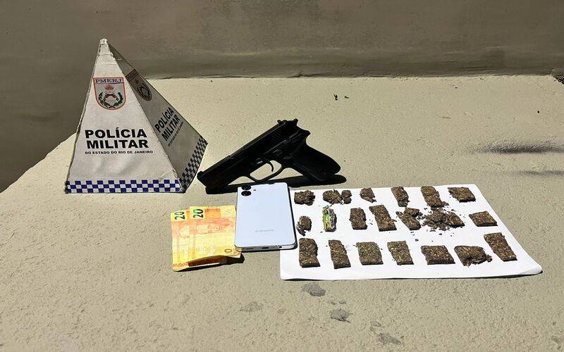 PM apreende drogas em Nogueira e Pedro do Rio