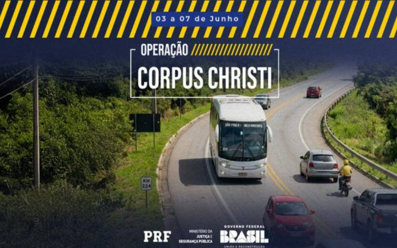 Operação Corpus Christi: foco da Polícia Rodoviária Federal é segurança de passageiros