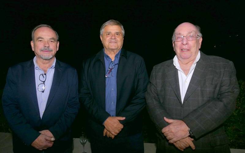 no clique exclusivo, o vice-prefeito Baninho, o pró-reitor Administrativo da UNIFASE, 