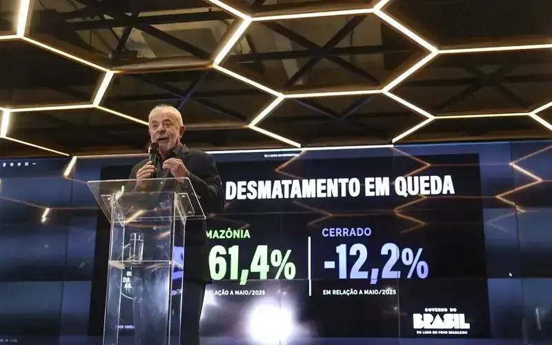 Desmatamento na Amazônia cai 61,4% em maio de 2026