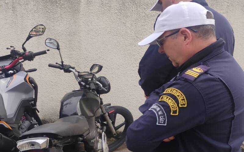Guarda Civil Municipal identifica moto adulterada no Centro e condutor é levado para d