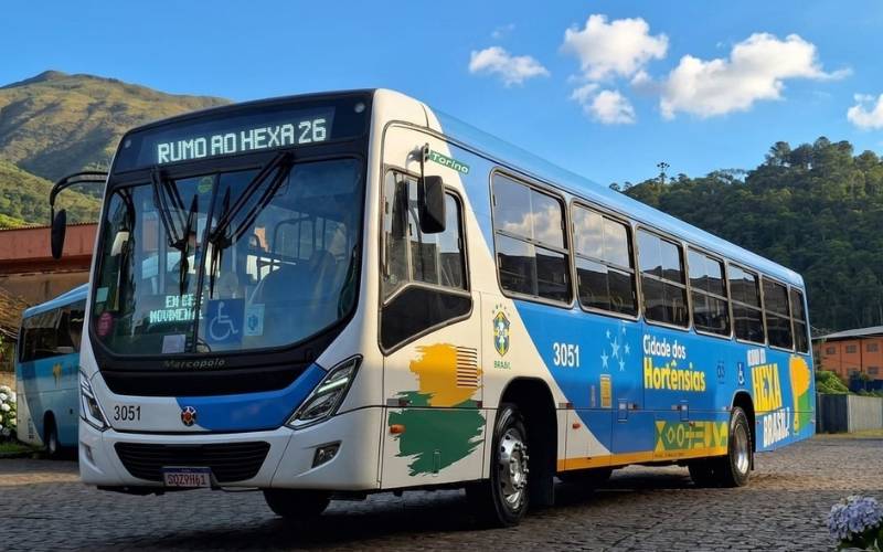 Operação dos ônibus em Petrópolis será interrompida durante jogo do Brasil; saiba mais