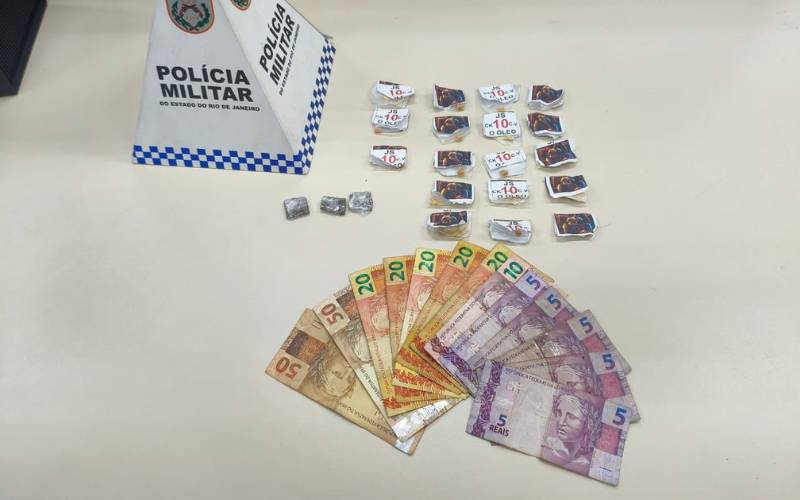 Polícia Militar apreende adolescente por tráfico de drogas no Centro de Petrópolis