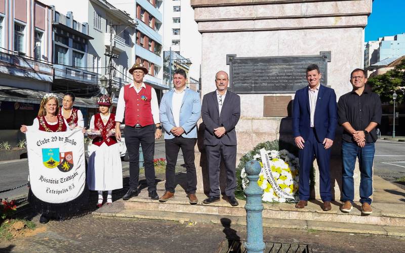 Solenidades marcam o Dia do Colono Alemão em Petrópolis
