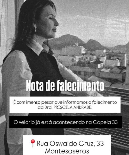 Foto: Reprodução / Dra. Priscila Andrade / Facebook