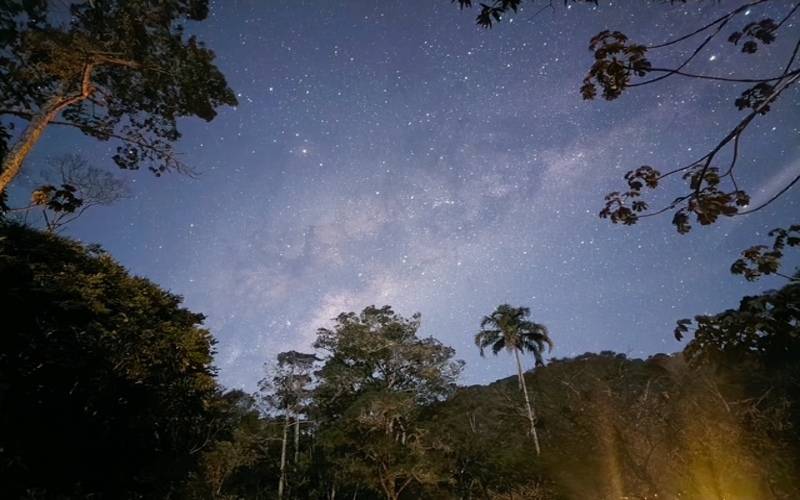 Parque Estadual do Desengano do Inea proporciona aos seus visitantes céu estrelado 