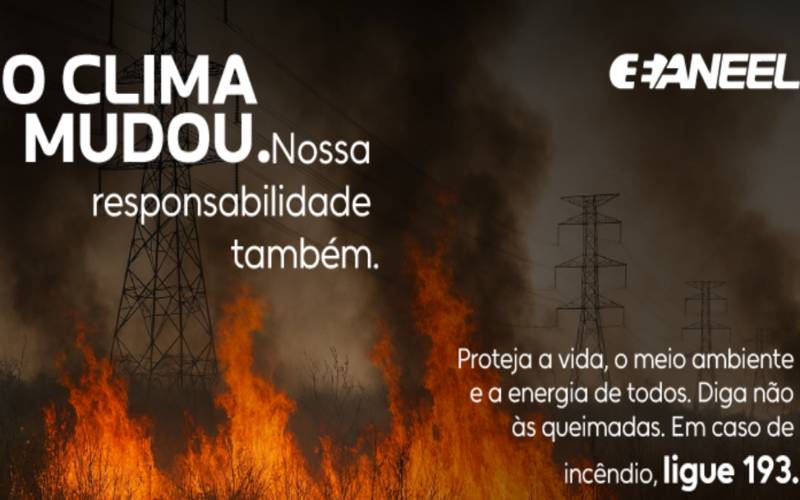 Campanha educa sobre incêndios próximos a linhas de transmissão de energia