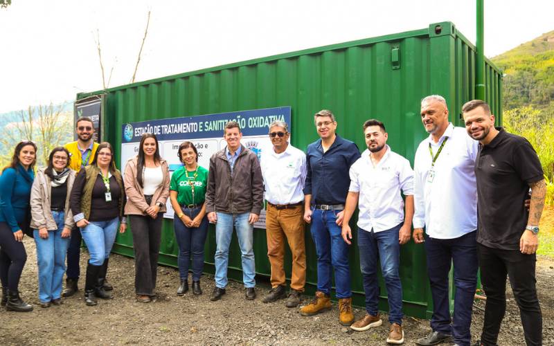 Implantação de estação para tratamento de chorume no antigo aterro de Pedro do Rio ent