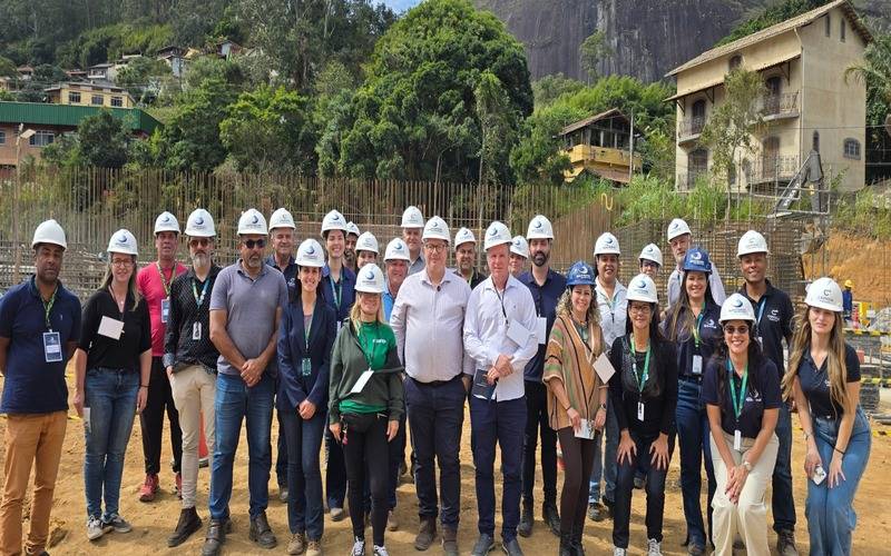 Lideranças comunitárias acompanham avanço das obras da ETE Itamarati em visita promovi