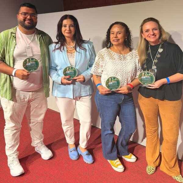 FOTO 5  Guilherme Freitas, Catarina Maul, Andresa Chaves e Alice Cavalcante.