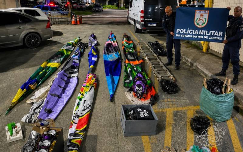 Sete homens são presos e 36 balões são apreendidos em ação do 26º BPM