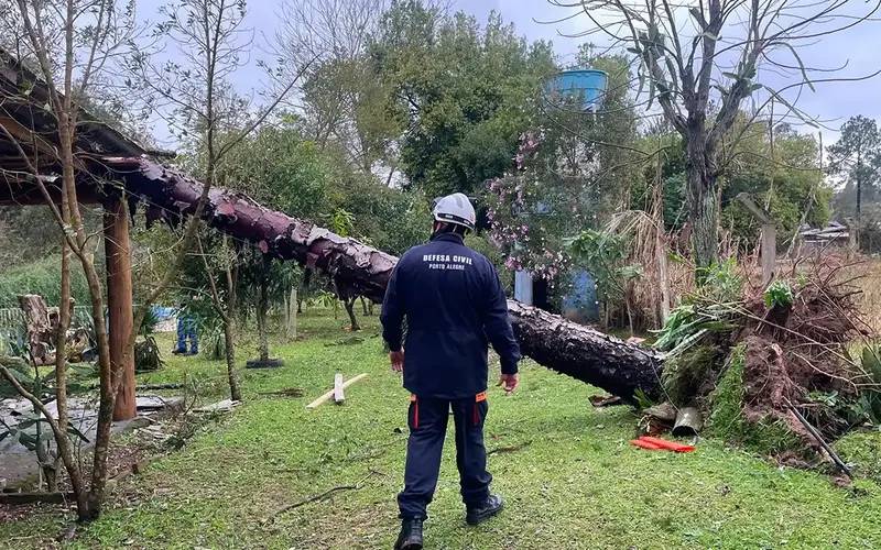 Sul, Sudeste e Centro-Oeste têm alerta para tempestades e vendavais
